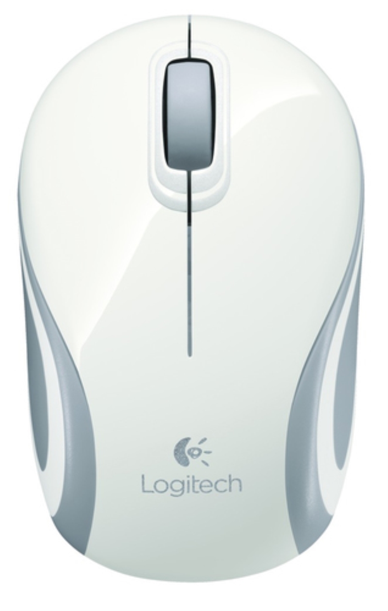 LOGITECH Mouse Logitech Mini M187 mouse da viaggio wireless bianco